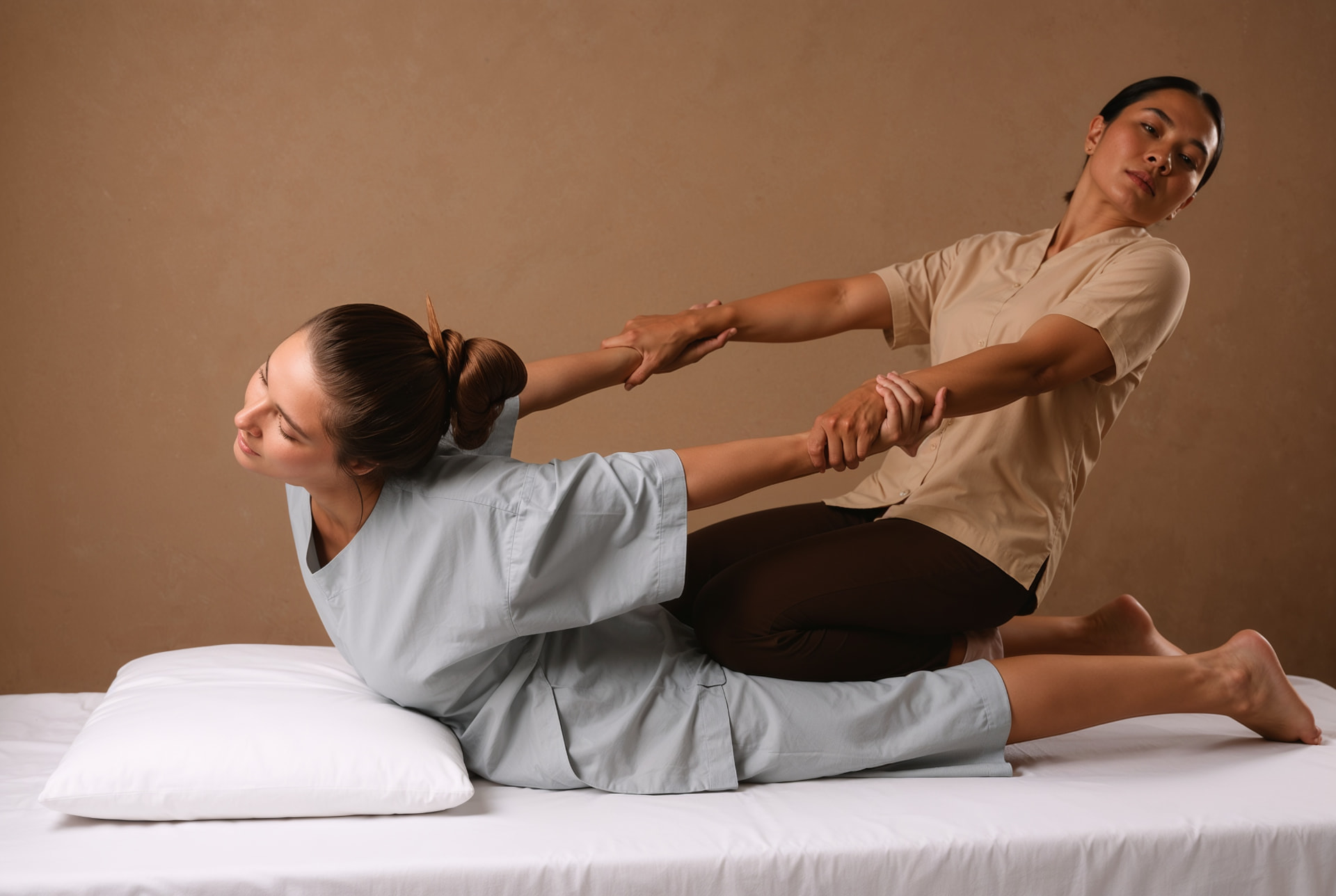 Hip & Sciatic-Area Tension — Thai therapeutic massage focus area